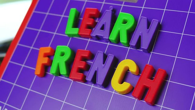 learn french language alphabet on magnets letters