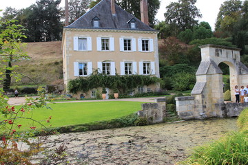 Fototapeta na wymiar Les Jardins du Plessis de Sasnières