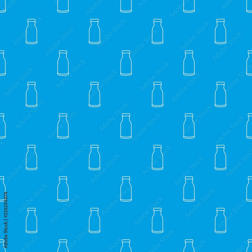 Poster bottle shampoo pattern vector seamless blue repeat for any use