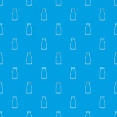 Bottle shampoo pattern vector seamless blue repeat for any use