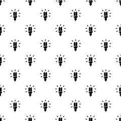 Powersave lamp pattern vector seamless repeating for any web design