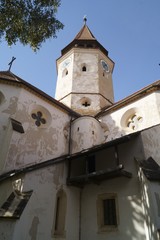 Fototapeta na wymiar Evangelical Fortified Church from Prejmer, Brasov, Transylvania, Romania 