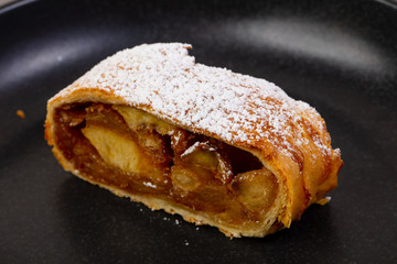 Strudel cake with apple