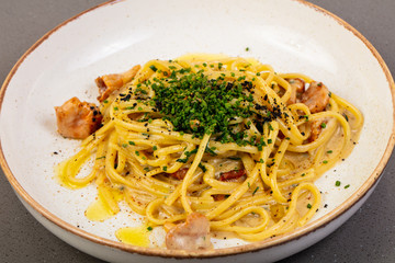 Pasta with mushrooms