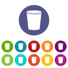 Dustbin icon. Simple illustration of dustbin vector icon for web