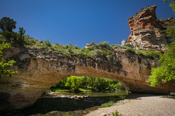 Ayers Natural Bridge in Wyoming