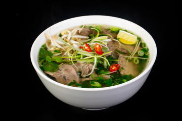 Vietnamese cuisine Pho Bo soup