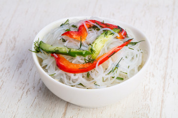 Appetizing bean noodles