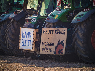 Hambacher Wald. Demo. Redaktionell. 