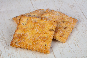 Tasty cracker cookies