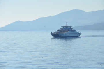 The beautiful Cruise Ship travel 