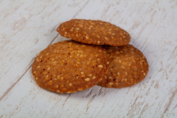 Delicious sesame cookies