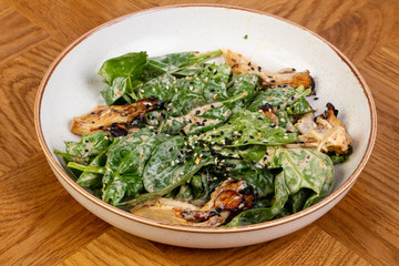 Oyster mushroom salad