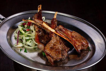 Grilled lamb bbq