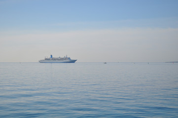 The beautiful Cruise Ship travel 