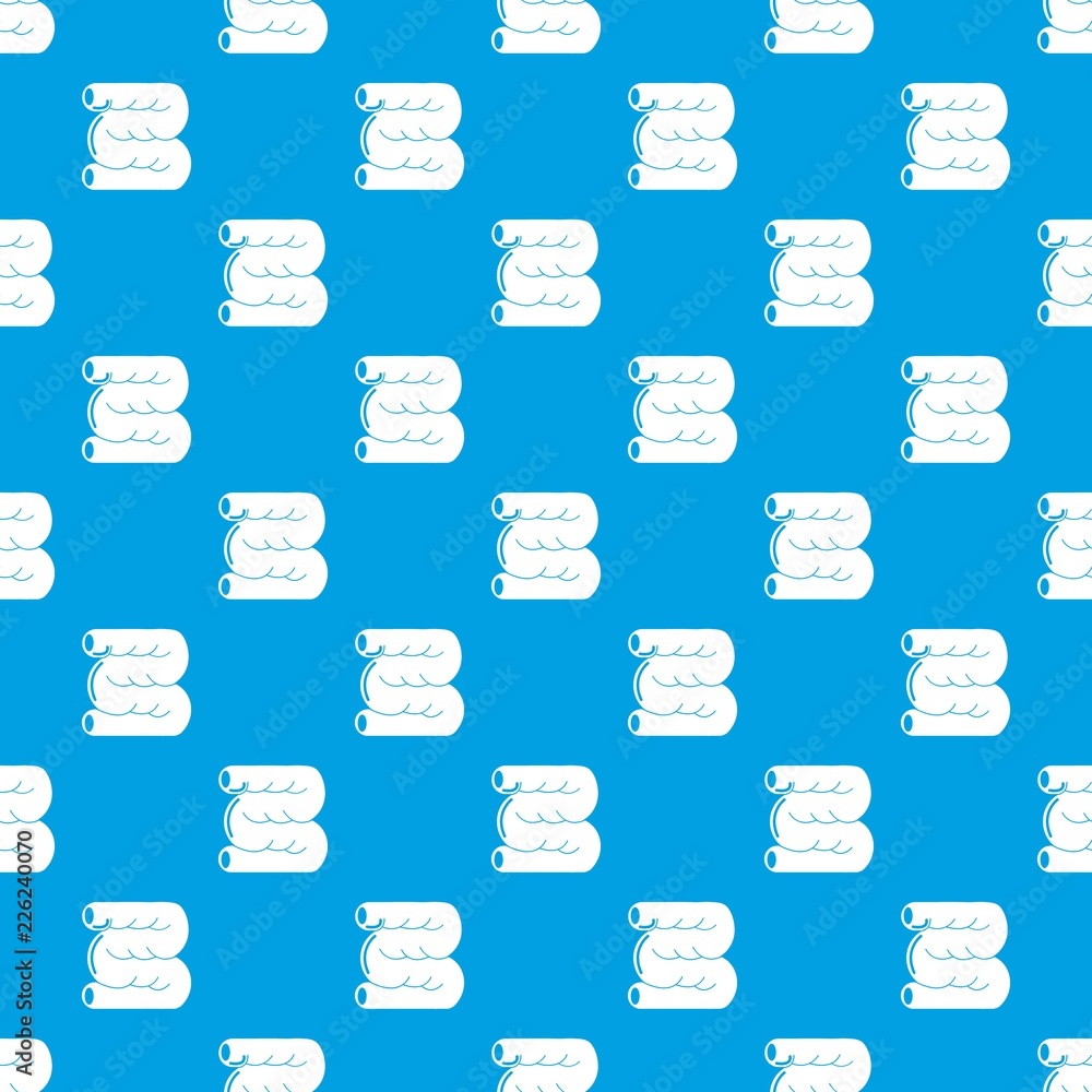 Poster large intestine pattern vector seamless blue repeat for any use