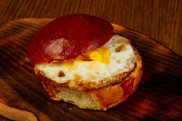 Homemade tasty burger