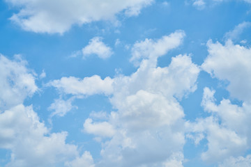 Blue sky and clouds background