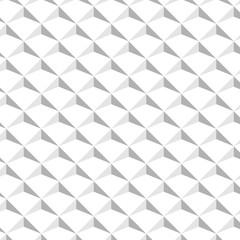 Abstract isometric background. White textured design. Vector