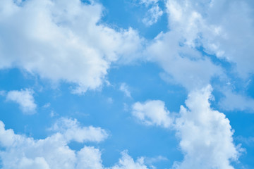 Obraz na płótnie Canvas Blue sky and clouds background