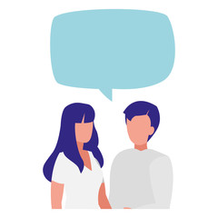 woman and man design