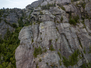 Climbing, tumbledown maine