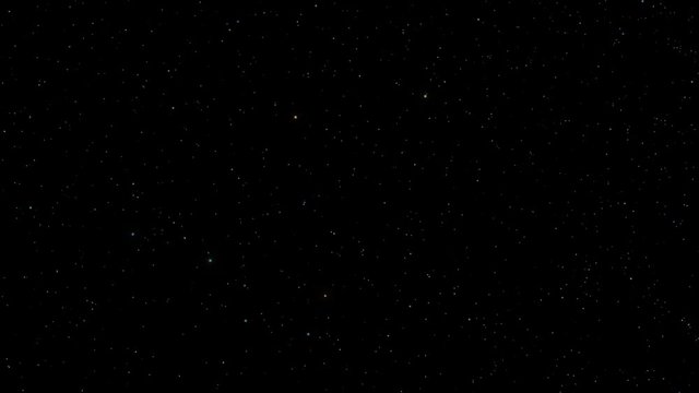 Night Sky 010: A star field twinkles in a night sky (Loop).