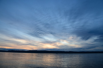 Fototapeta na wymiar Puget Sound Sunset