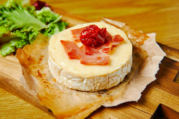 Baked Camembert with Parma