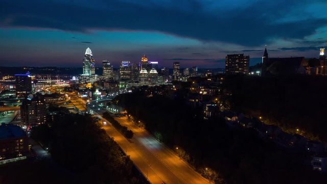 Cincinnati Mt. Adams Reveal Drone Hyper-lapse