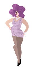 cool fashion drag queen