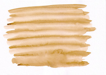 Light orange watercolor gradient brush strokes. Beautiful abstract background for designers, mock-ups, invitations, postcards, canvas for text and congratulations