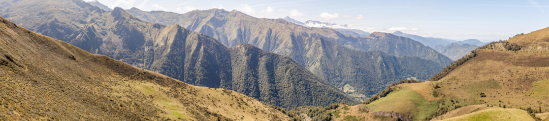 Paysage autour de Guzet-neige, Pyrénées