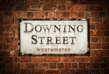 Obraz premium Downing Street Sign