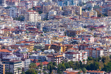 Fototapeta na wymiar Panorama view from the city Antalya / Turkey