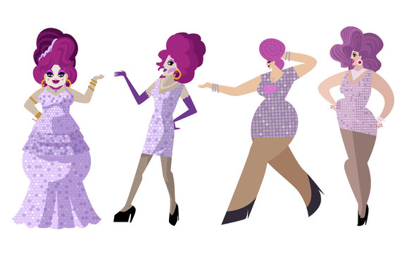 cool fashion drag queen