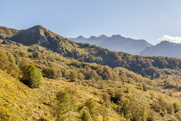 Naklejka na ściany i meble Plateau de Bispou, Pyrénées