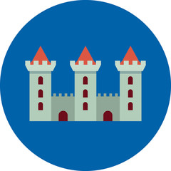 Castle Flat Icons