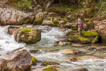 Fototapeta premium Cascade d'Ars, Ariège, France