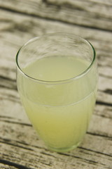 Limonade dans un verre