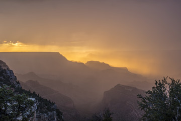 Sunset in the Canyon
