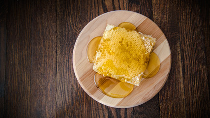 Honeycomb Drizzled with Honey