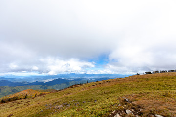 日本　美しい　高山　散歩　秋　色　解放