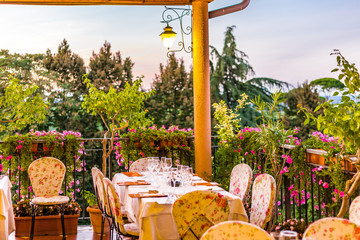 Romantic country restaurant