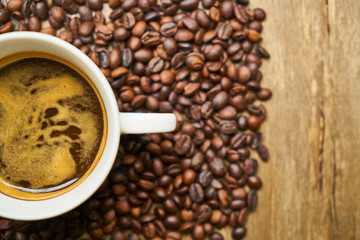 Coffee Beans and Coffee