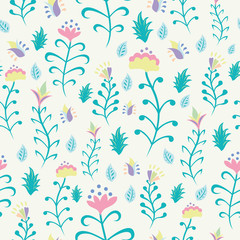 Beautiful Seamless Floral pattern design