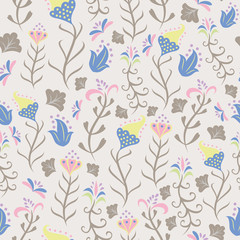 Beautiful Seamless Floral pattern design
