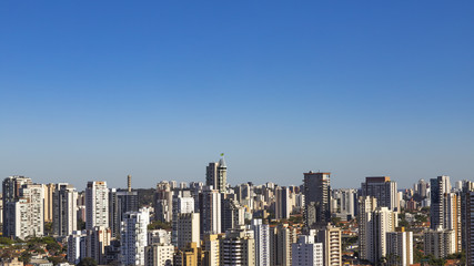 Fototapeta na wymiar Largest cities in the world. City of Sao Paulo, Brazil South America. 