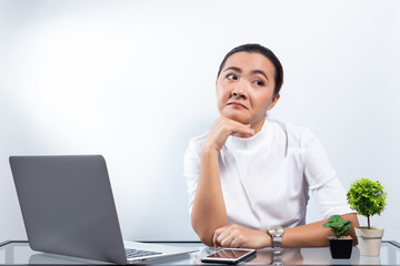 Woman gossip at office