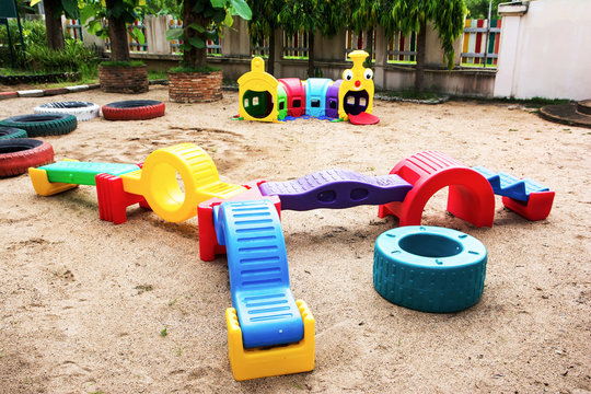 Playground equipment for children - Powered by Adobe